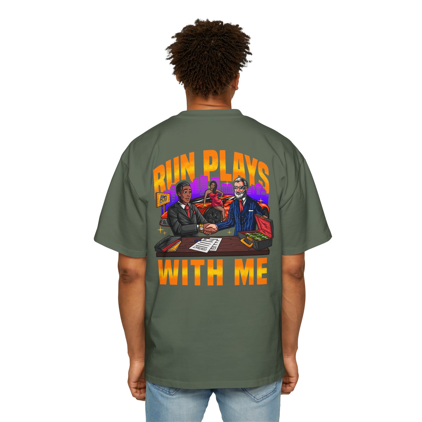 OVERSIZED RUNPLAYS TEE